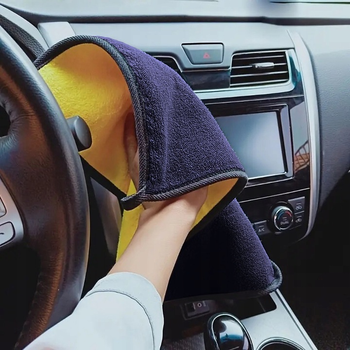 PUSZYSTY RĘCZNIK DO OSUSZANIA AUTA MYCIA MIKROFIBRA XXL CZYŚCIK ŚCIERKA