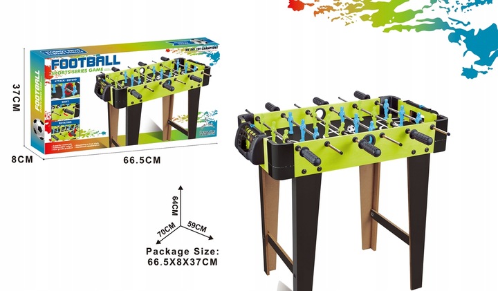 PIŁKARZYKI GRA STÓŁ PIŁKARSKI DO PIŁKARZYKÓW NA NOGACH Z NOGAMI SUPER PREZE
