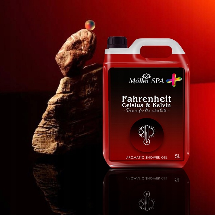 ŻEL POD PRYSZNIC O ZAPACHU PERFUM FAHRENHEIT MĘSKI Moller SPA PLUS 5L