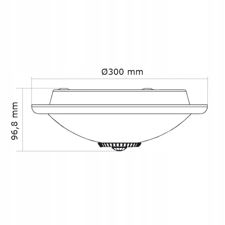 PLAFON LED LAMPA SUFITOWA CZUJNIK RUCHU ZMIERZCHU + 2x ŻARÓWKA E27 LED