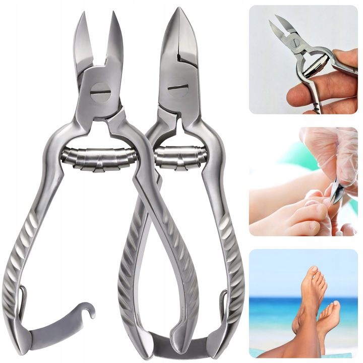 Cęgi Podologiczne do Grubych Paznokci Profesjonalne Mocne Obcinacz Pedicure