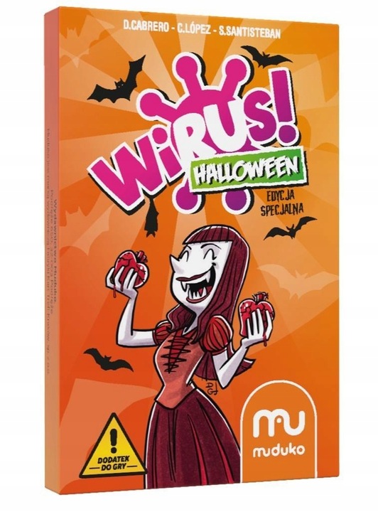 Wirus! + Wirus! 2: Ewolucja + Wirus Halloween - gra karciana Muduko