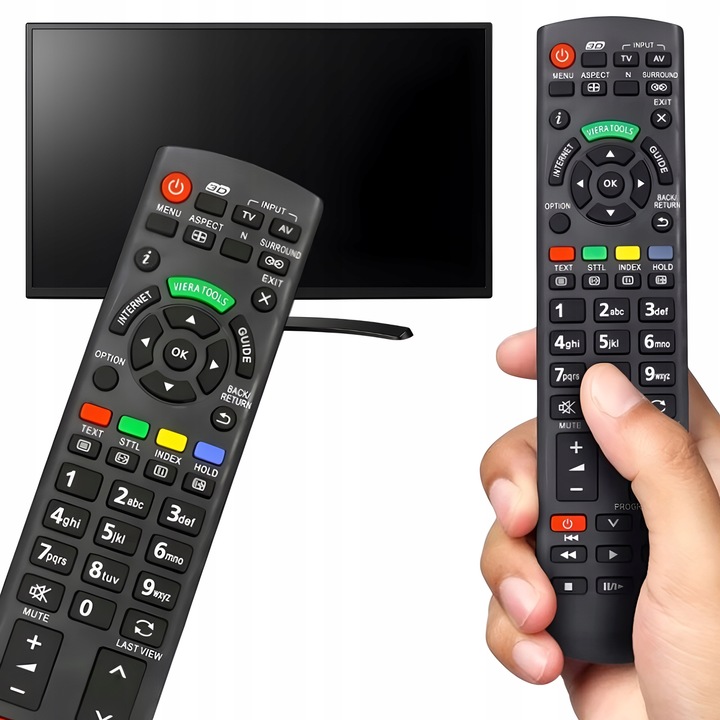 Pilot Do TV Telewizora Do Panasonic Uniwersalny Zamiennik Czarny