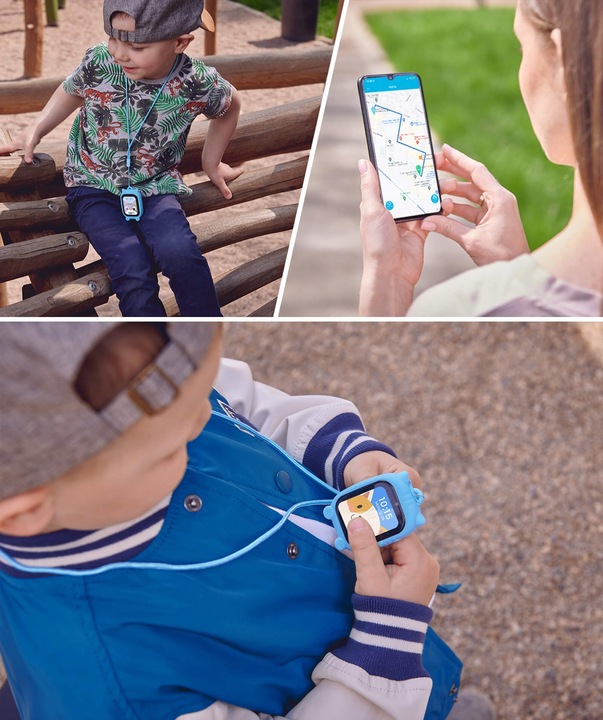 Smartwatch ZEGAREK dla dzieci Forever GPS WiFi 4 Kids Look Me KW-510