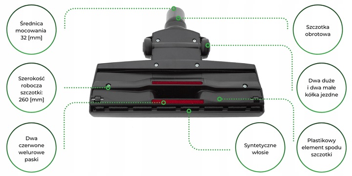 Szczotka do Numatic Henry HVR 200 NVH 180