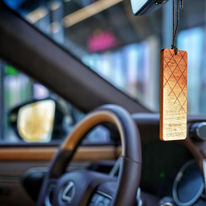 FRESSO Gentleman Drewniana Zawieszka Zapachowa Do Samochodu Auta Dla Faceta