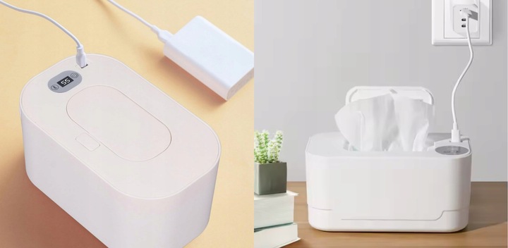 PODGRZEWACZ DO CHUSTECZEK USB PUDEŁKO NA CHUSTECZKI NAWILŻANE MOKRE