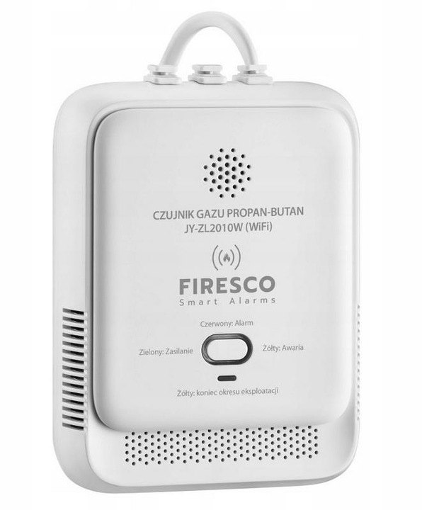 Czujnik gazu propan butan LPG z WiFi aplikacja Tuya