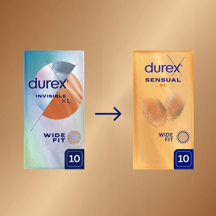 Prezerwatywy DUREX SENSUAL XL super cienkie powiększone duże większe