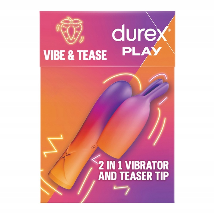 Durex Play 2w1 wibrator damski ze stymulującą końcówką ładowany przez USB
