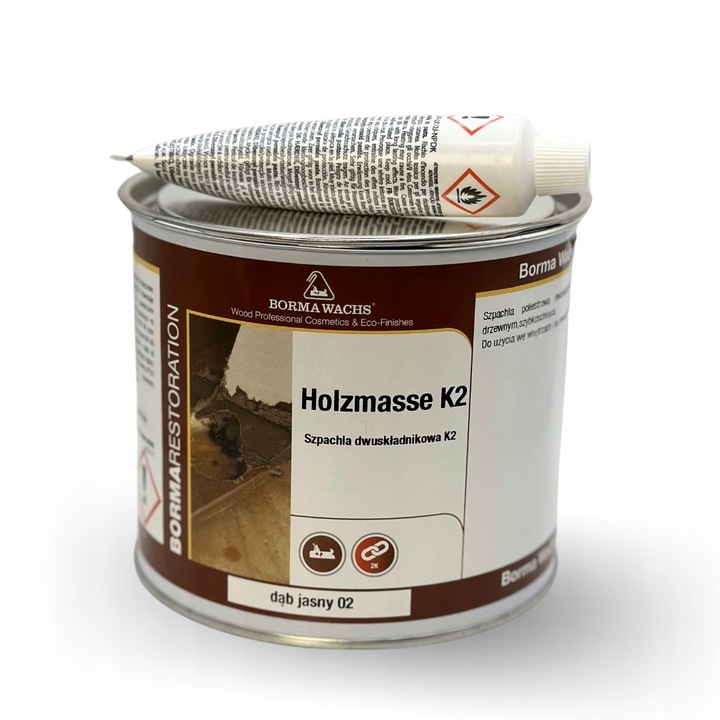 Szpachla do drewna Borma Wachs dąb naturalny K2 1 Kg