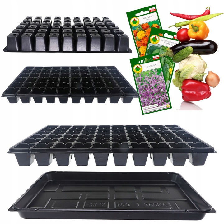 DONICZKA WIELODONICZKA DO SIEWU ROZSAD 60 szt TACA