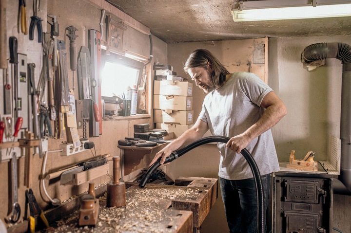 ODKURZACZ PRZEMYSŁOWY KARCHER KWD 6 PREMIUM 1300 W gniazdo elektronarzędzi