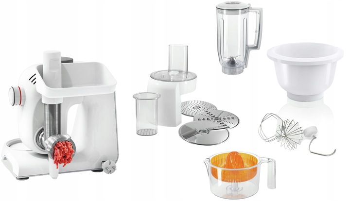 Robot planetarny Bosch MUM58258 1000W 2 misy 7 prędkości Maszynka do