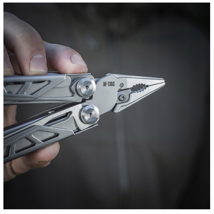 Multitool Narzędzie Wielofunkcyjne survival M-Tac Type 3 Grey z kaburą 14w1