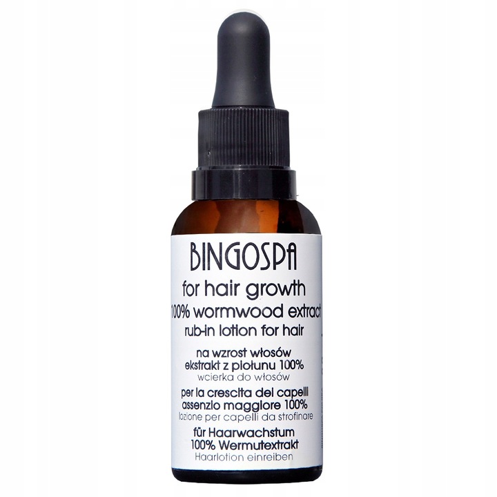 NA WZROST I GĘSTOŚĆ WŁOSÓW EKSTRAKT Z PIOŁUNU 100% WCIERKA DO WŁOSÓW