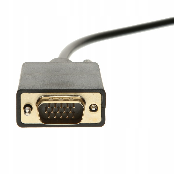 KABEL KONWERTER DISPLAY PORT VGA ADAPTER MONITORA DSUB PRZEJŚĆIÓWKA DP 1,8M