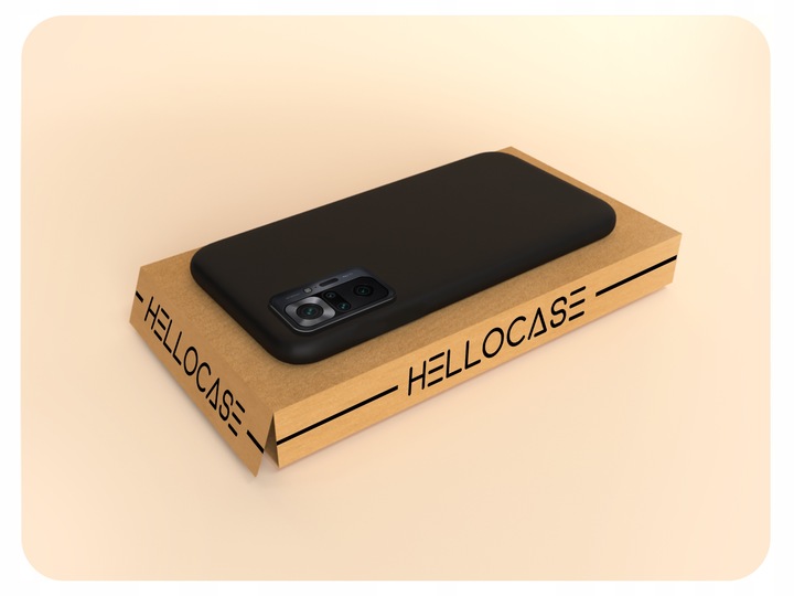 Etui do Xiaomi Redmi Note 10 Pro / Redmi Note 10 Pro Max (Czarne) + SZKŁO