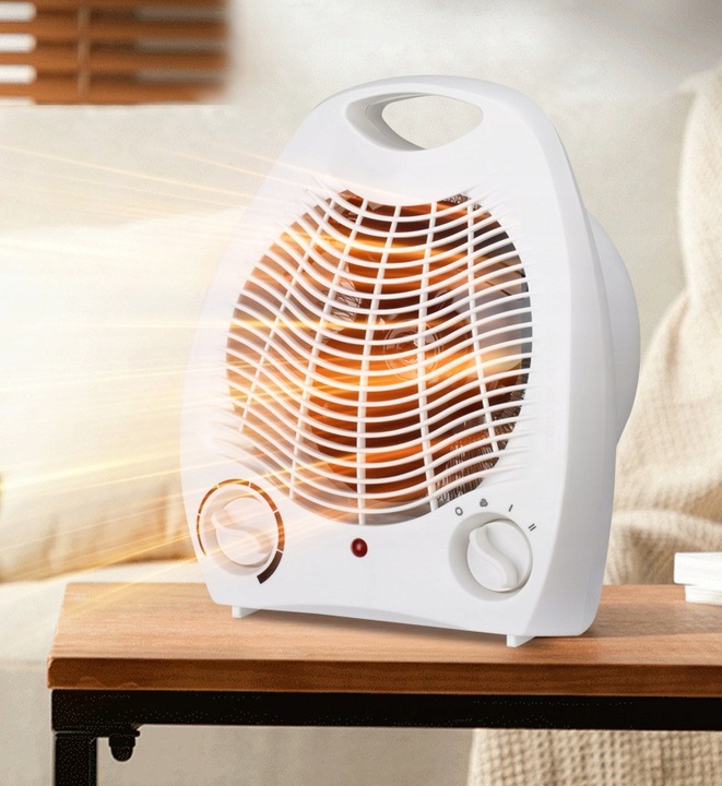 WENTYLATOR TERMOWENTYLATOR GRZEJNIK ELEKTRYCZNY FARELKA GRZEJE CHŁODZI