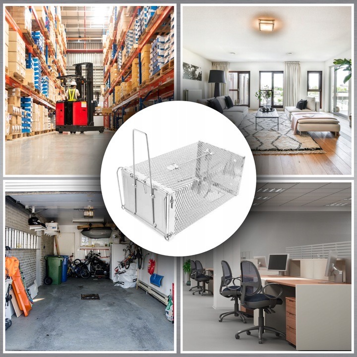 PUŁAPKA ŻYWOŁAPKA NA SZCZURY MYSZY GRYZONIE KUNY ŁAPKA DO ŁAPANIA