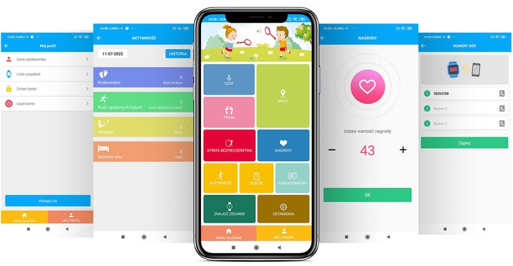 Smartwatch ZEGAREK dla dzieci Forever GPS WiFi 4 Kids Look Me KW-510