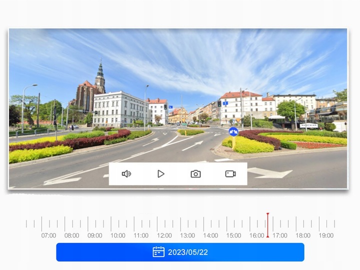 Kamera IP WiFi SMART Obrotowa Zewnętrzna Bezprzewodowa MONITORING Domu 4MPx
