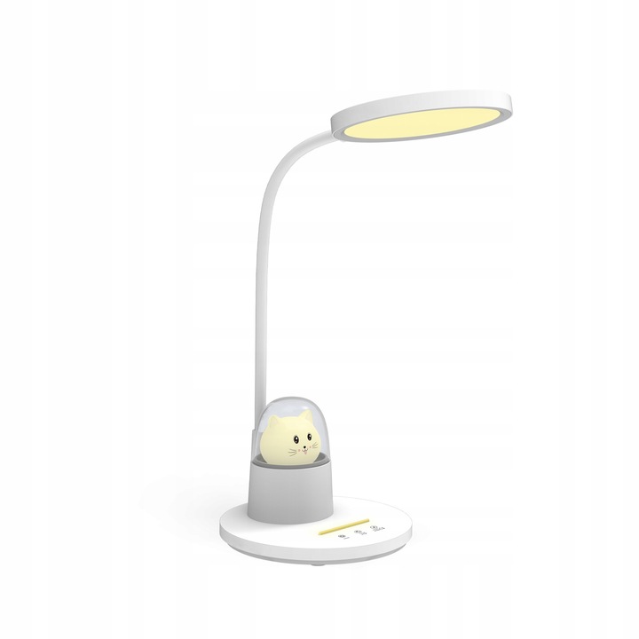 Lampka biurkowa dla dzieci lampa nocna LED LL BINED LED W kotek uchwyt