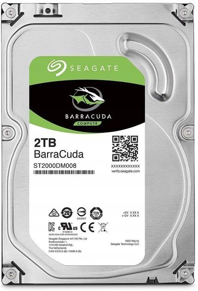 Dysk SEAGATE BarraCuda 2TB HDD ST2000DM008
