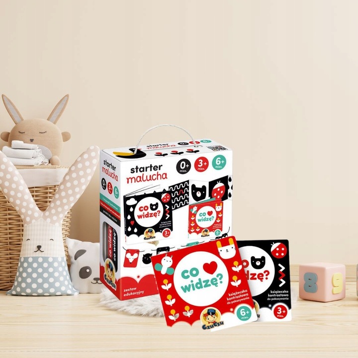 CzuCzu Starter malucha Co widzę 0-3-6 mies.+