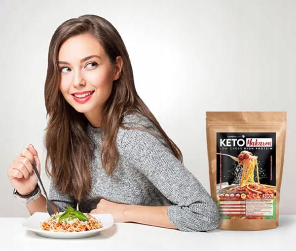 KETO MAKARON Ketogeniczny bez cukru, węglowodanów. Dla cukrzyków diabetyków