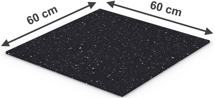 MATA ANTYWIBRACYJNA POD PRALKĘ/SUSZARKĘ FIRMY WESSPER 60x60 1cm