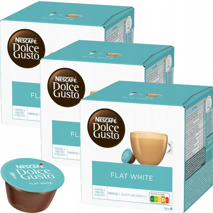 Kapsułki Nescafe Dolce Gusto Flat White 48 kaw