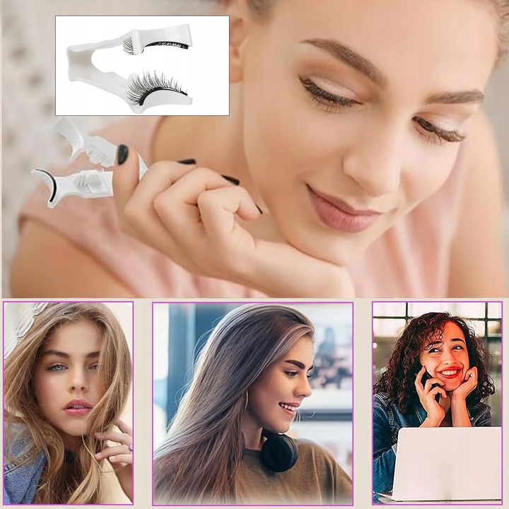 RZĘSY MAGNETYCZNE 3D NATURAL LOOK DUAL MAGNETIC LASHES KIT Z