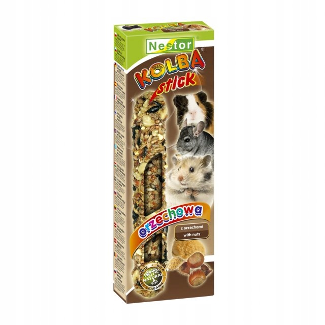NESTOR Kolby dla gryzoni MIX SMAKÓW 10x 115g