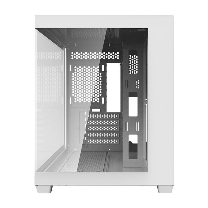 DarkFlash C285MP Obudowa Komputerowa M-ATX Cube Case Piwnica Gaming Biała