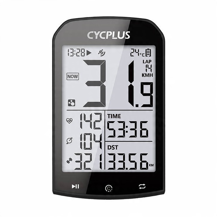 Cycplus Komputer Rowerowy Adv M1 V3.0 Bezprzewodowy Wodoodporny Gps Ant+