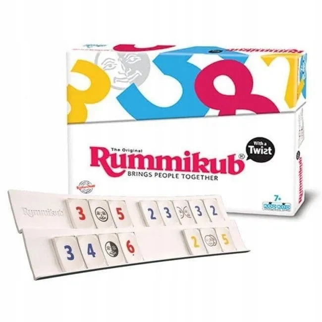 TM Toys Gra planszowa Gra logiczna Rummikub 3w1