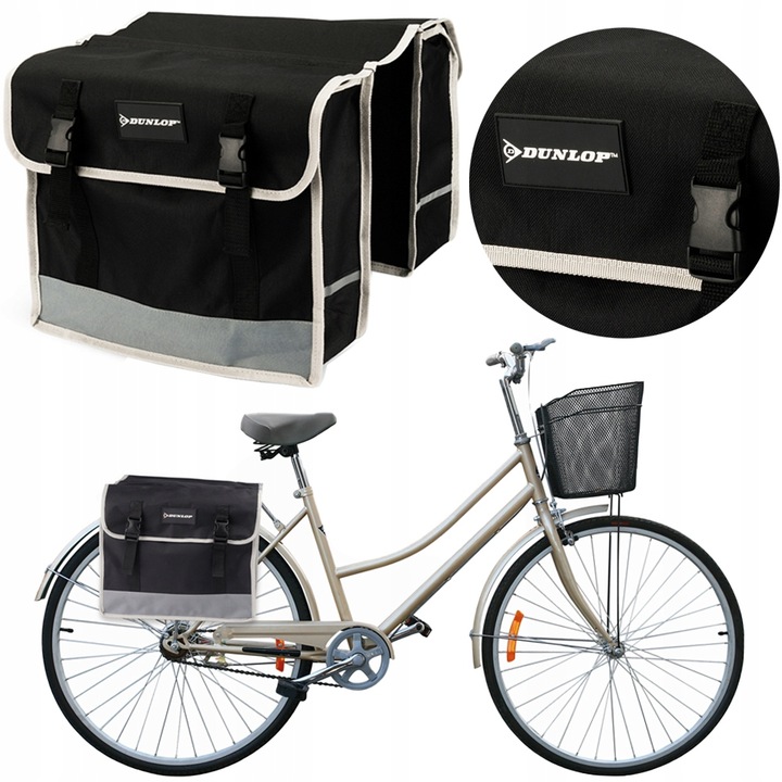 Torba rowerowa na tył sakwa na rower 26l Dunlop