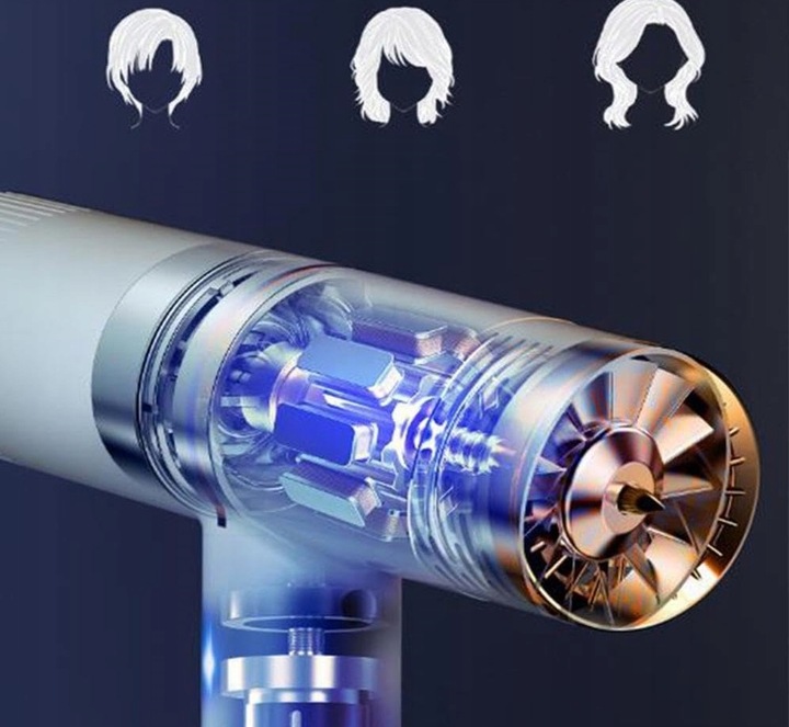 Mała Suszarka do Włosów z Jonizacją 800W z Dyfuzorem Jonizacja