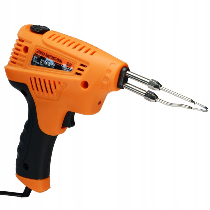 LUTOWNICA TRANSFORMATOROWA 220W 500°C 3TRYBY TEMP. WALIZKA CYNA GROTY LED