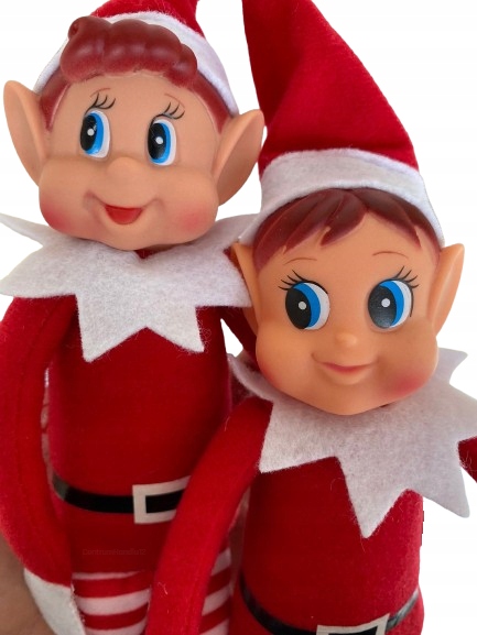 Skrzat swiateczny ELF PSOTNIK krasnal adwentowy figurka Elves Behavin