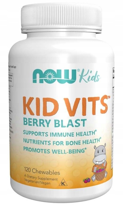 NOW FOODS KID VITS 120T MULTIWITAMINA DLA DZIECI
