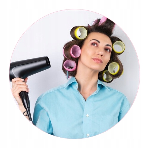 ZESTAW WAŁKI DO WŁOSÓW NA RZEPY DUŻO WAŁKÓW - 34 ELEMENTY