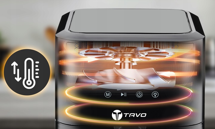 Frytkownica Beztłuszczowa Air Fryer 4L Frytownica Programy Piekarnik