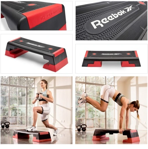 REEBOK STEP CZARNO-CZERWONY RAP-11150RD