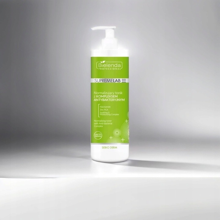 TONIK DO TWARZY BIELENDA SUPREMELAB SEBIO DERM NORMALIZUJĄCY 500ML
