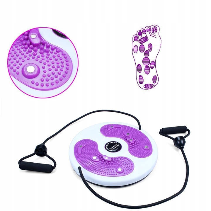 Twist Board z podeszwą masującą do bioder i talii, sprzęt do ćwiczeń w domu