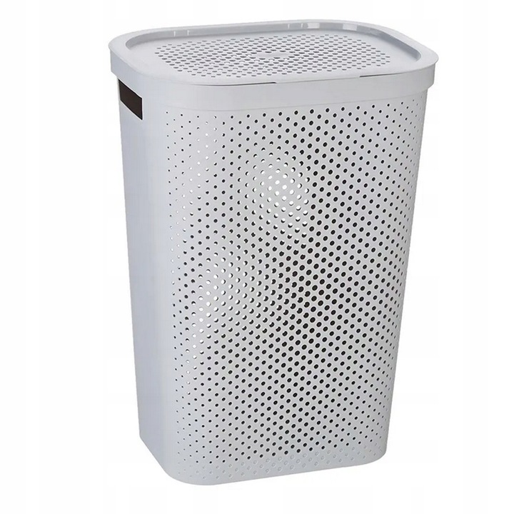 Kosz na pranie Curver INFINITY 60L szary brudownik