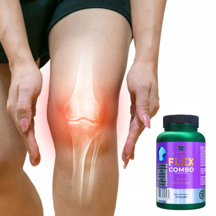 2x Flex Combo Na STAWY Glukozamina Chondroityna +6