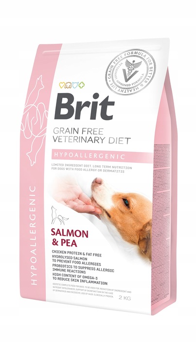 BRIT Veterinary Diets Dog Hypoallergenic karma sucha 2 kg